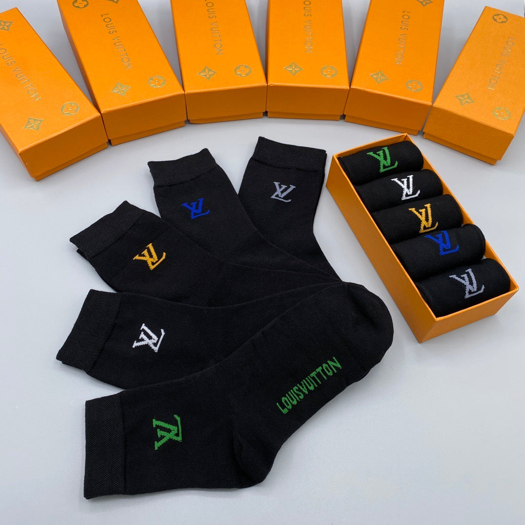 Louis Vuitton Socks(One pair of each style)