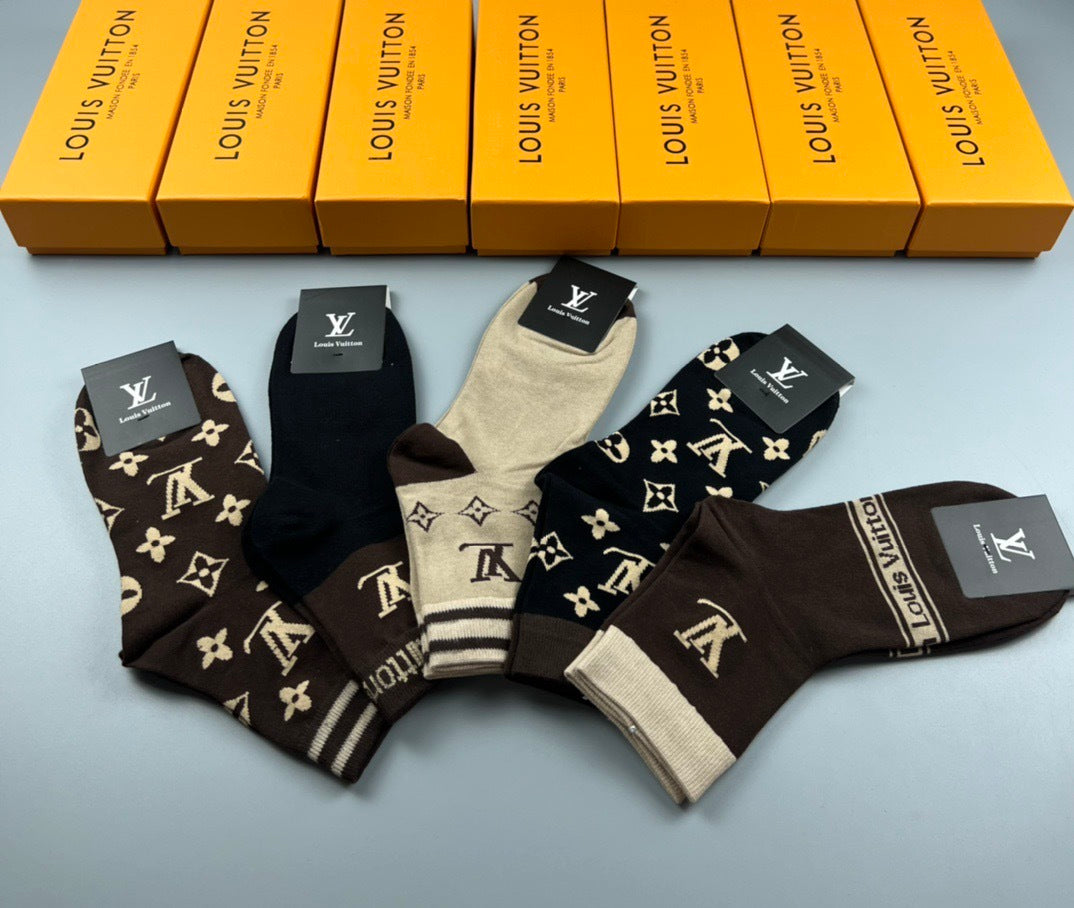 Louis Vuitton Socks(One pair of each style)