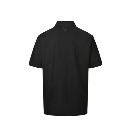Gucci Black Fine Knit Polo Shirt