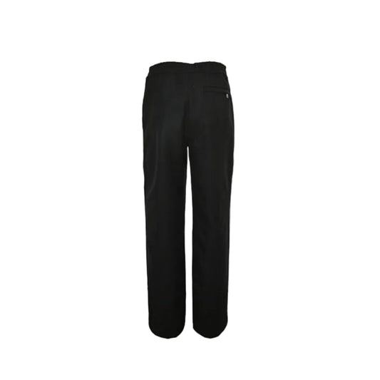 Louis Vuitton Micro Logo Wide-Leg Track Pants — Black
