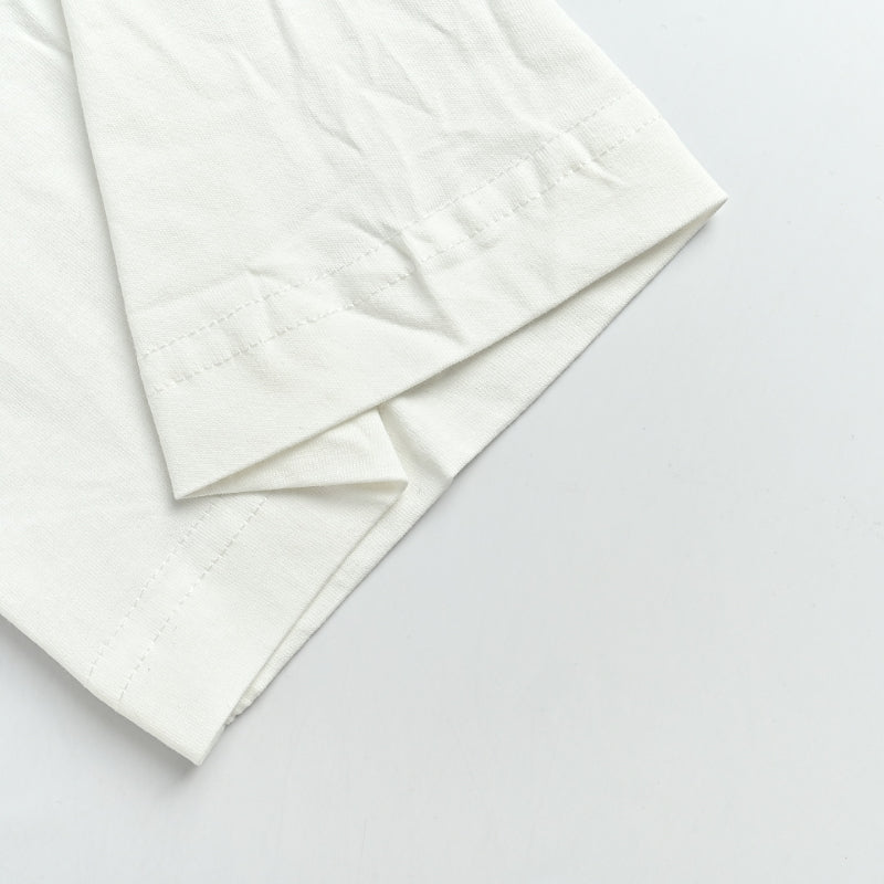 PRADA Three-Color Woven Label Polo Shirt PRD Off-White