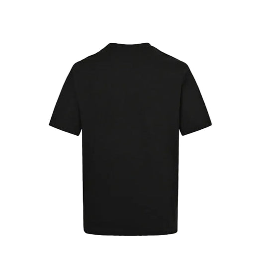 Gucci Black Rainbow Gradient Wordmark Lightning Bolt Heavyweight Tee