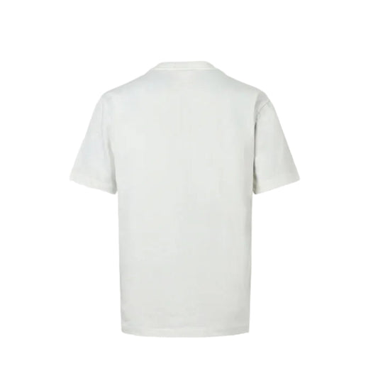 Gucci White Red Double-G Embroidered Tee