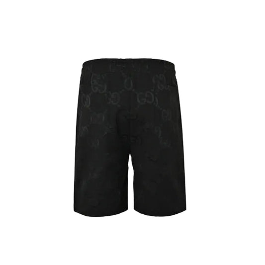 Gucci All-Over Monogram Print Shorts – Black