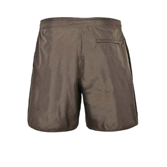 Louis Vuitton Monogram Panel Swim Shorts — Olive