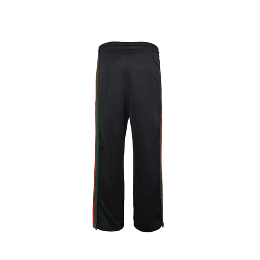 Gucci Black Dual-Stripe Relaxed Trousers