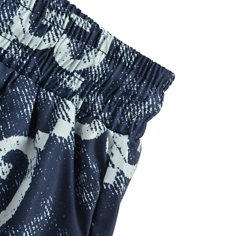 Gucci All-Over Washed Dual-Letter Jacquard Swim Shorts – Navy