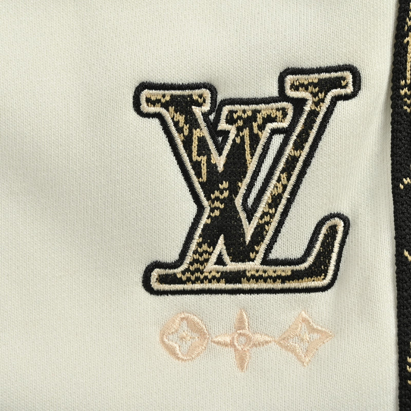 Louis Vuitton Monogram Stripe Joggers — Cream