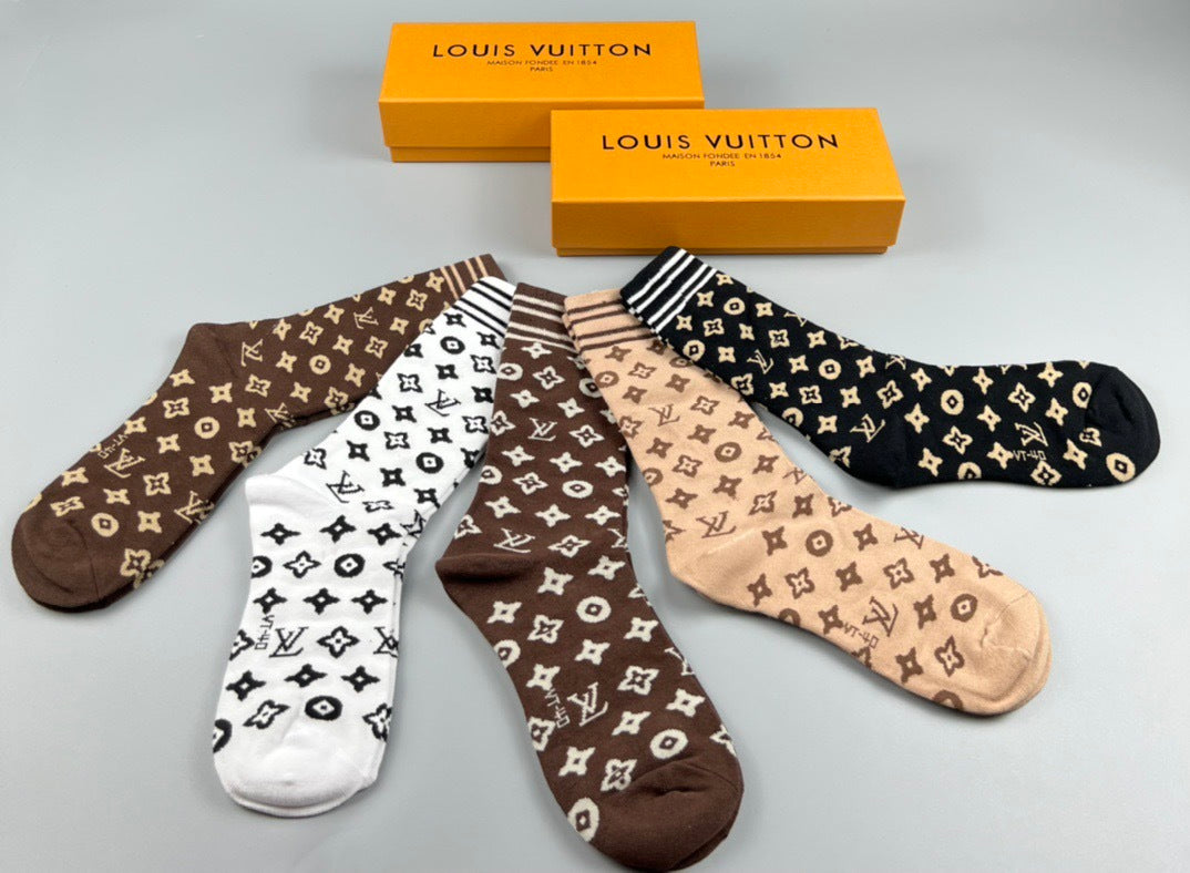 Louis Vuitton Socks(One pair of each style)