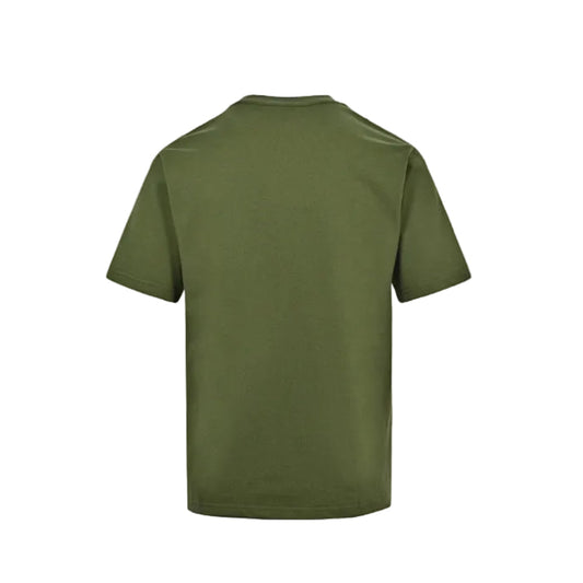 Gucci Army Green Tonal GG Embroidery Heavyweight Tee
