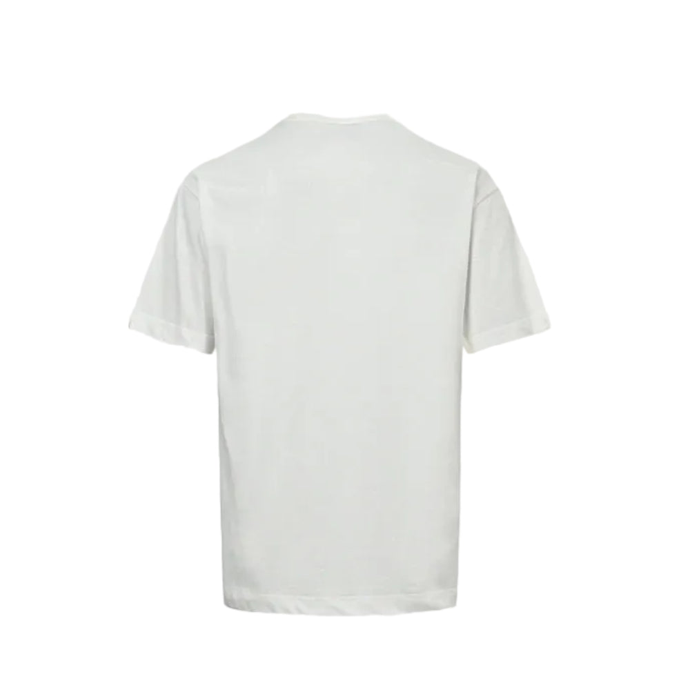 Gucci Ivory Double-G Stripe Wordmark Graphic Tee
