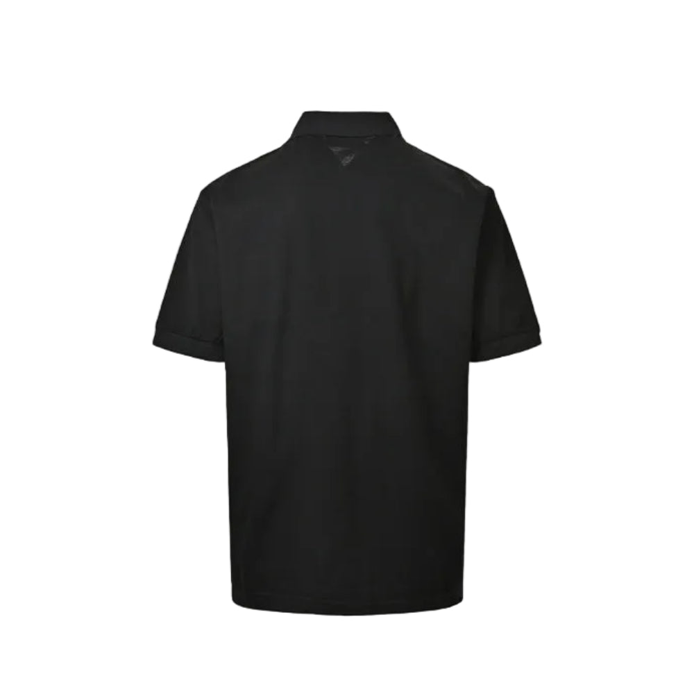 Gucci Black Fine Knit Polo Shirt