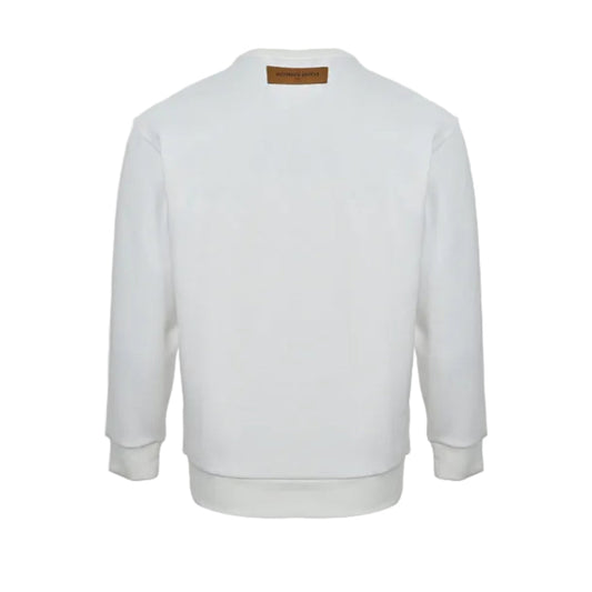 Louis Vuitton Multicolor Monogram Scatter Embroidery Crewneck – White
