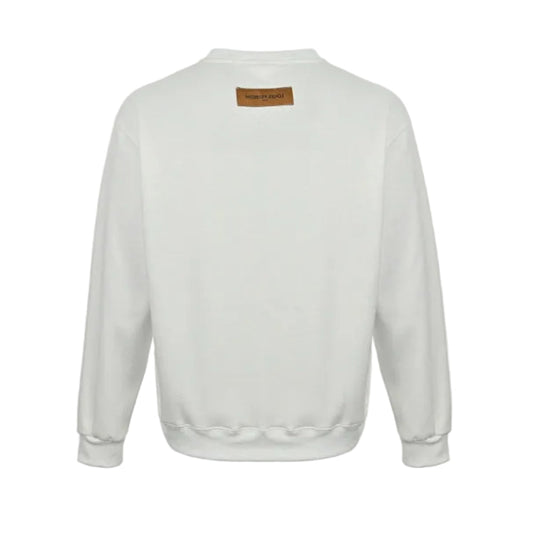 Louis Vuitton Damier Checkerboard Graphic Crewneck – Cream