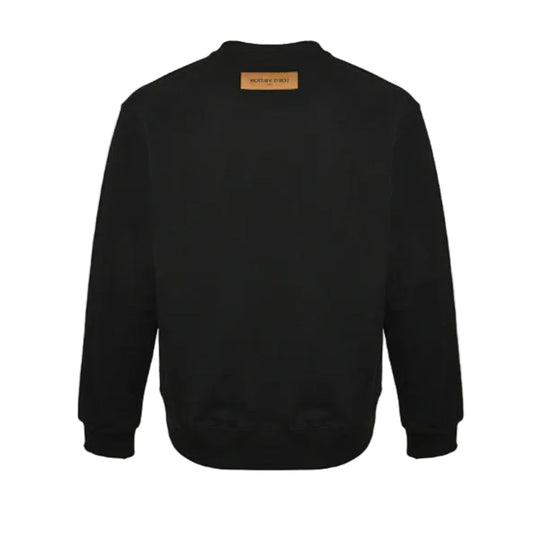 Louis Vuitton Cursive Signature Monogram Crewneck – Black