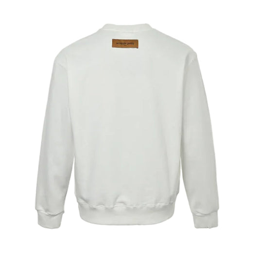 Louis Vuitton Monogram Icon Grid Embroidery Crewneck – Off-White