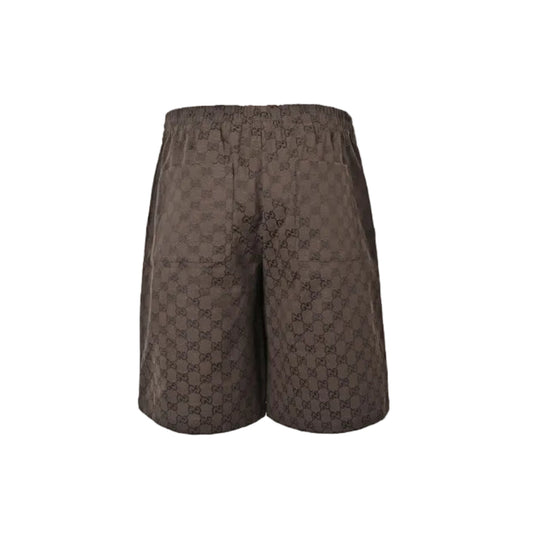 Gucci All-Over Monogram Bermuda Shorts – Cocoa