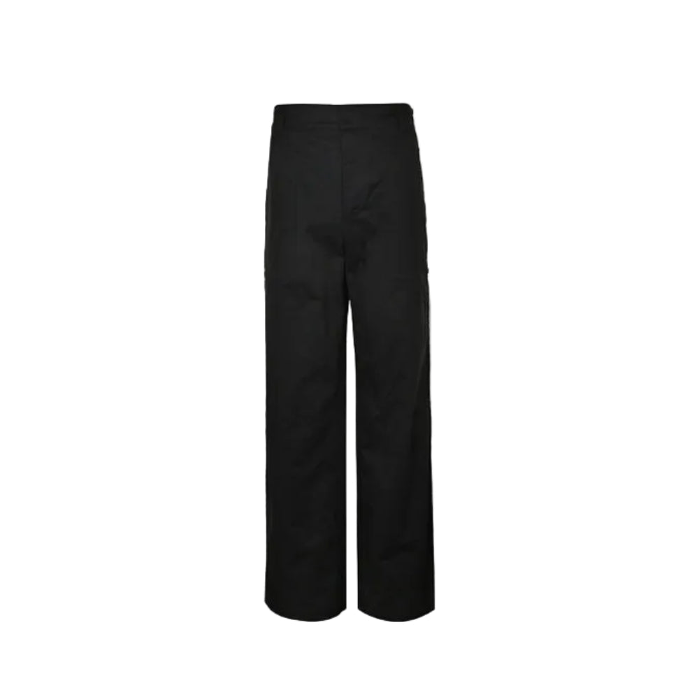 Louis Vuitton Wide-Leg Tailored Trousers — Black