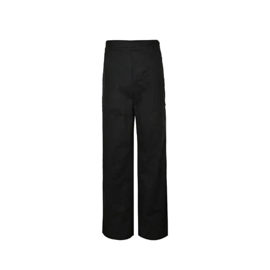 Louis Vuitton Wide-Leg Tailored Trousers — Black