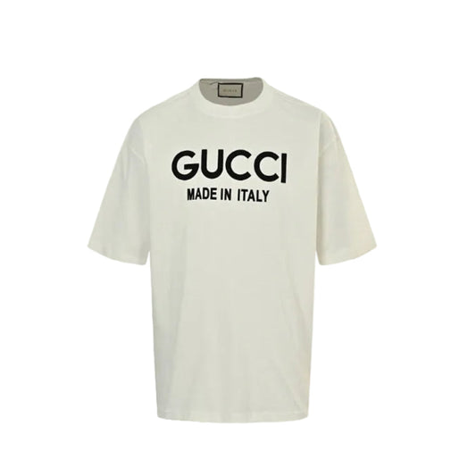 Gucci Off-White Oversized Wordmark Made In Italy Heavyweight Tee