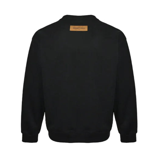 Louis Vuitton Snow School Badge Collage Sweatshirt – Black