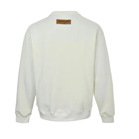 Louis Vuitton  Collegiate Arch Logo Sweatshirt – Cream