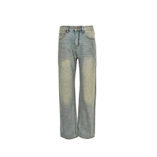 Louis Vuitton Earth Fade Wide-Leg Jeans — Light Wash
