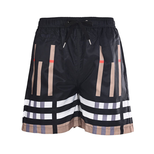 Burberry Technical Fabric Check Shorts