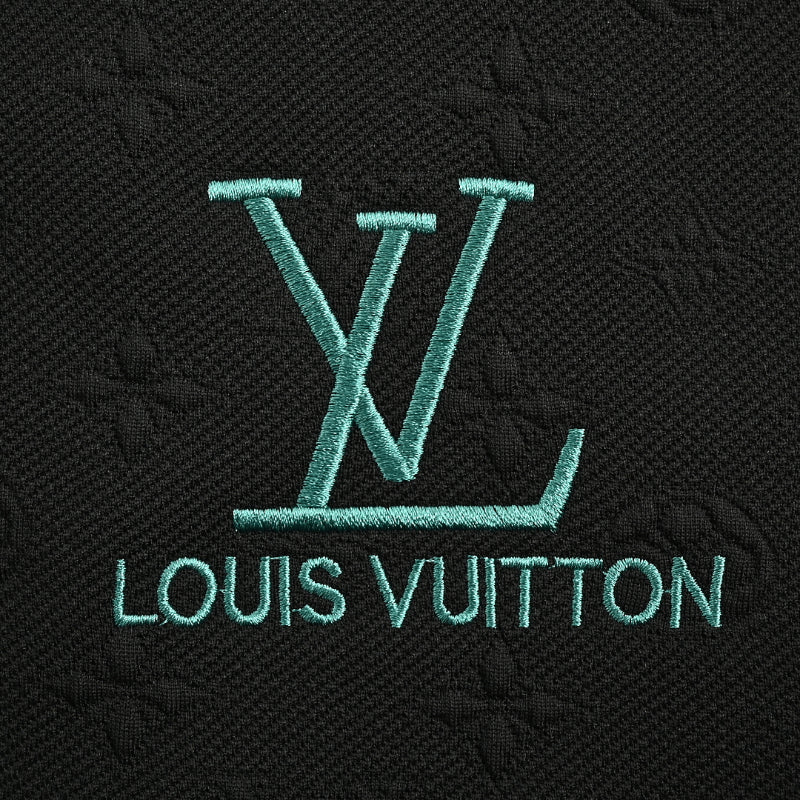 Louis Vuitton Mint Logo Fleece Shorts — Black