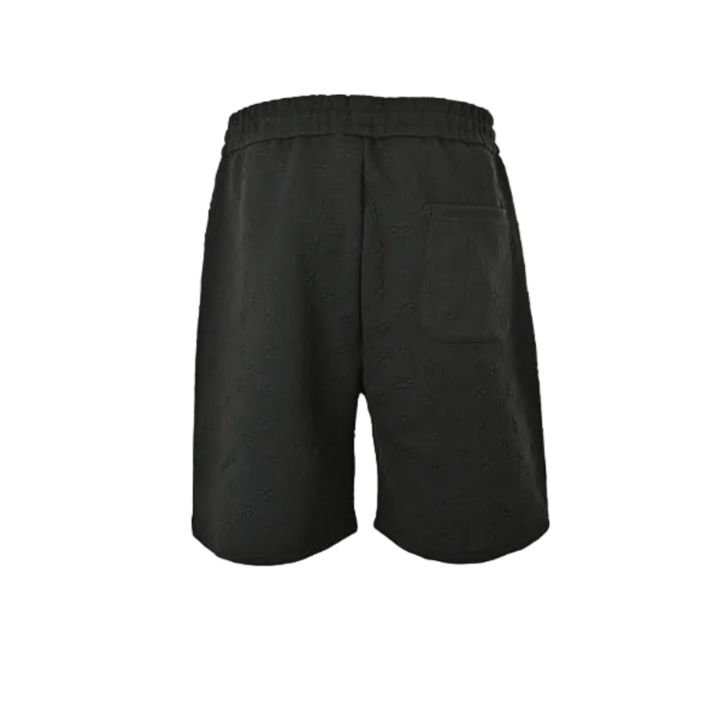 Louis Vuitton Mint Logo Fleece Shorts — Black