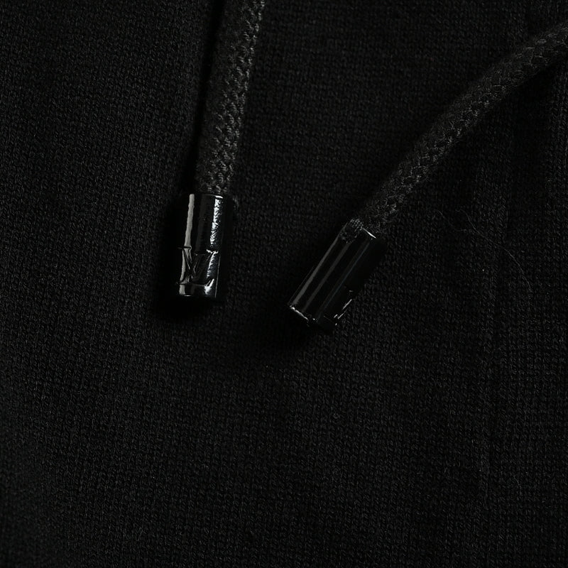 Louis Vuitton Monogram Panel Contrast Shorts — All Black
