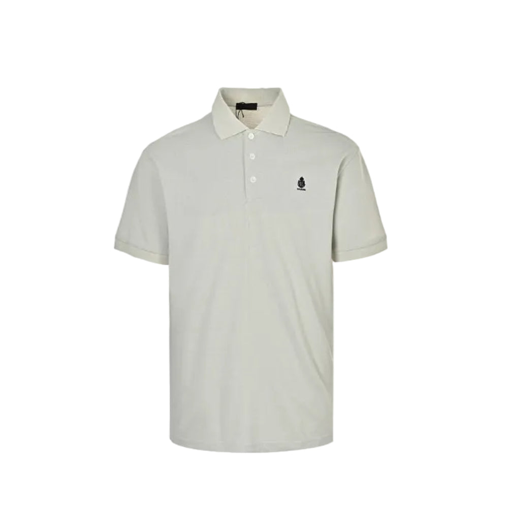 PRADA Royal Crest Embroidered Piqué Polo Shirt PRD Sage Green