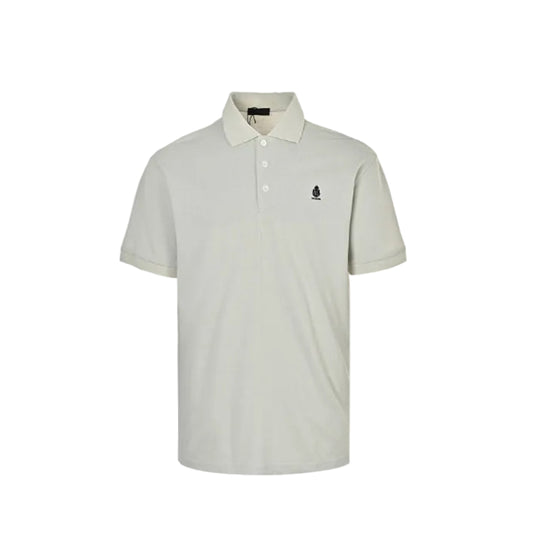 PRADA Royal Crest Embroidered Piqué Polo Shirt PRD Sage Green