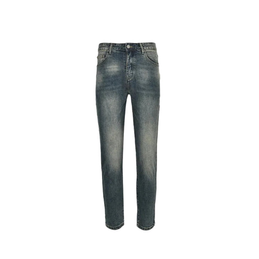 Louis Vuitton Tonal Monogram Slim Jeans — Deep Vintage Wash