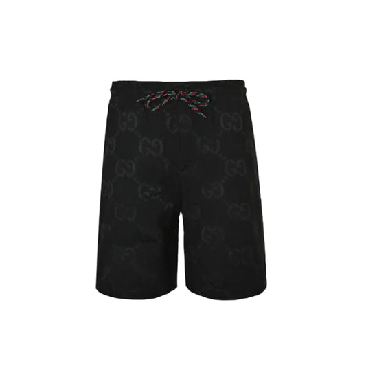 Gucci All-Over Monogram Print Shorts – Black