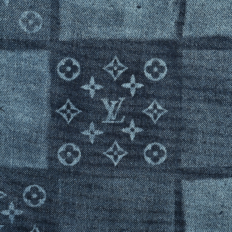 Louis Vuitton Monogram Patchwork Denim Shorts — Indigo