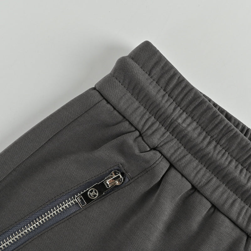Louis Vuitton Zip Pocket Slim Joggers — Olive Grey