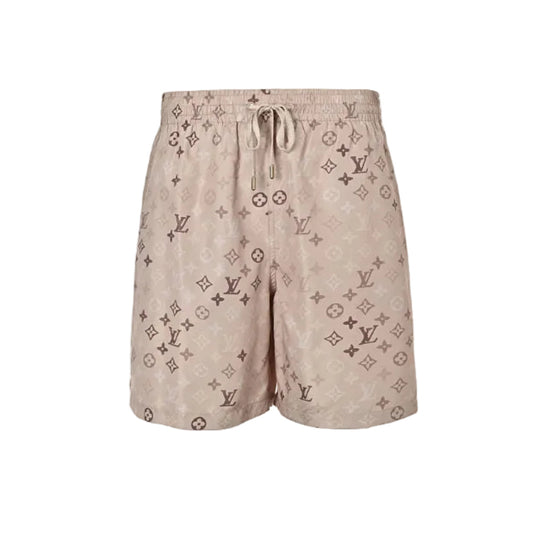 Louis Vuitton Monogram Silk-Touch Swim Shorts — Blush