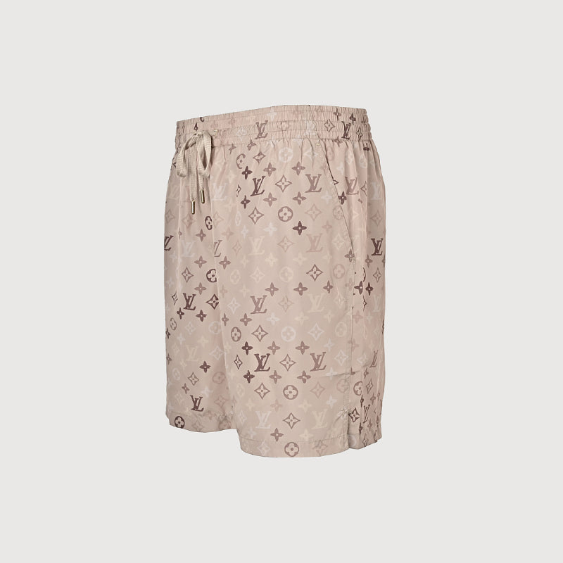 Louis Vuitton Monogram Silk-Touch Swim Shorts — Blush
