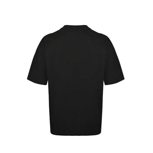 Gucci Black Stripe Ribbon Cartoon Bunny Serif Wordmark Graphic Tee