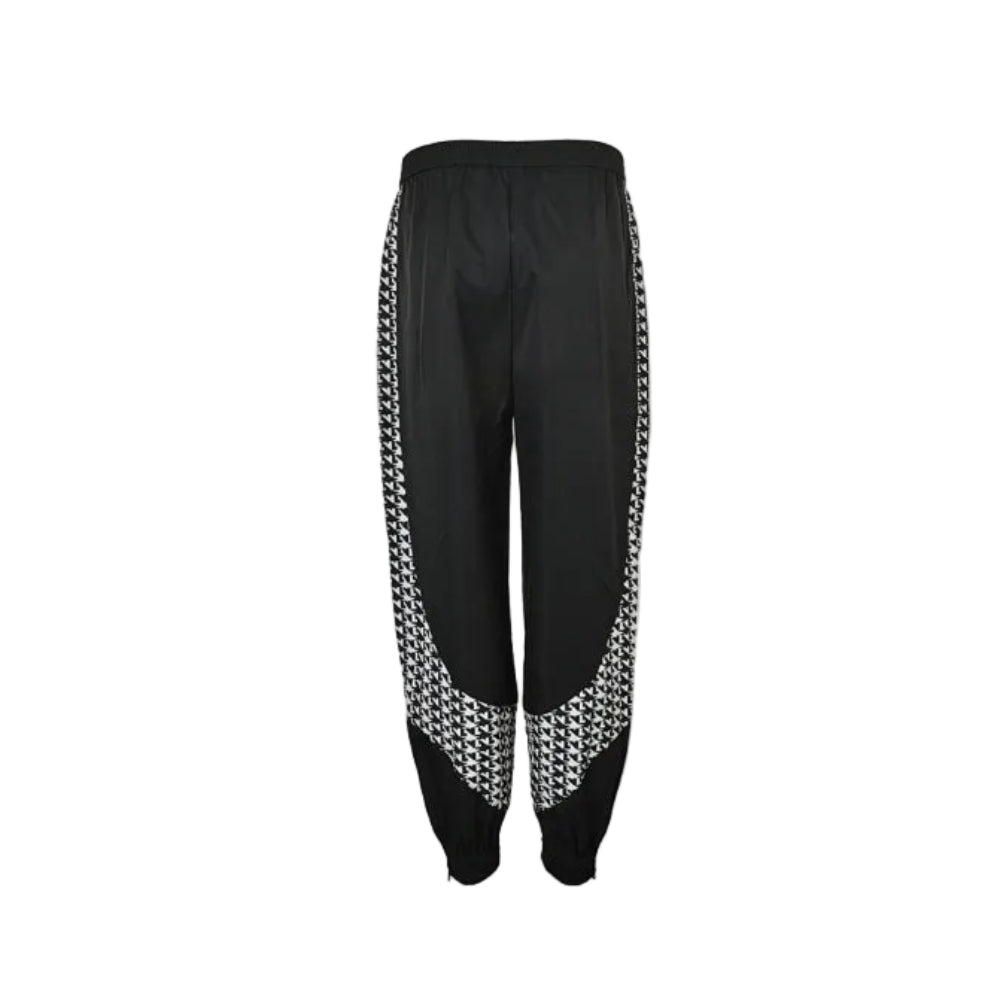 Louis Vuitton Houndstooth Panel Track Pants — Black x White