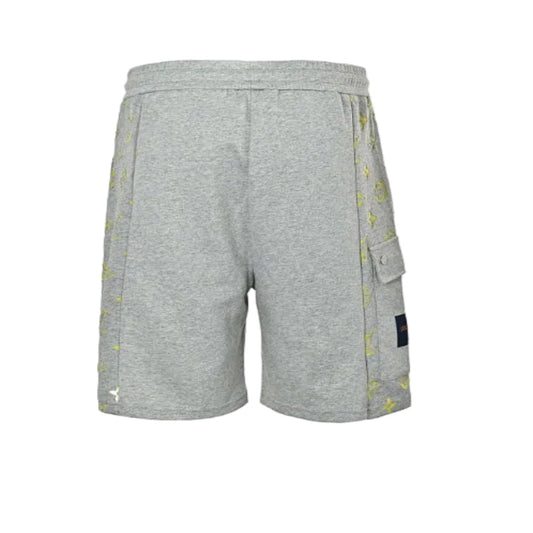 Louis Vuitton Monogram All-Over Print Cargo Shorts — Heather Grey