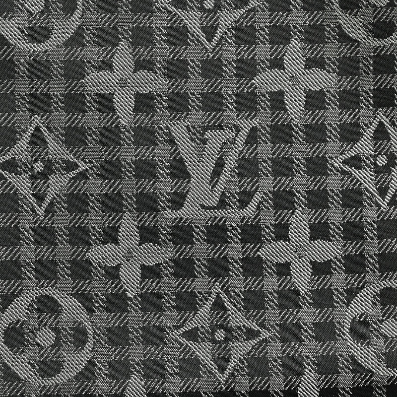 Louis Vuitton Monogram Plaid Print Swim Shorts — Charcoal