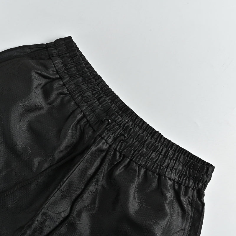 Louis Vuitton Monogram Tonal Swim Shorts — Black
