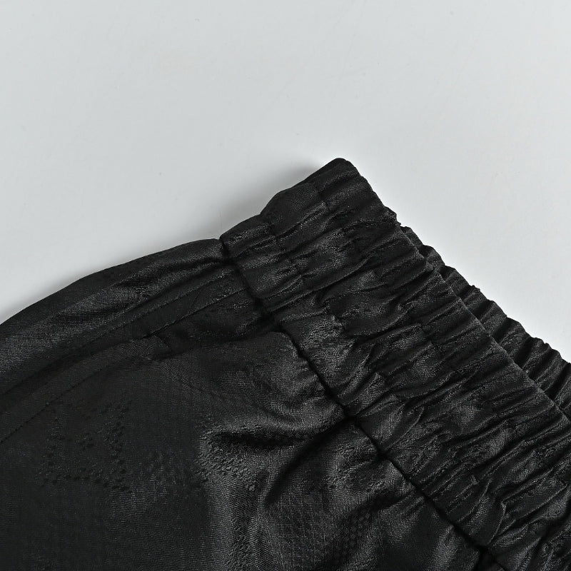 Louis Vuitton Monogram Tonal Swim Shorts — Black