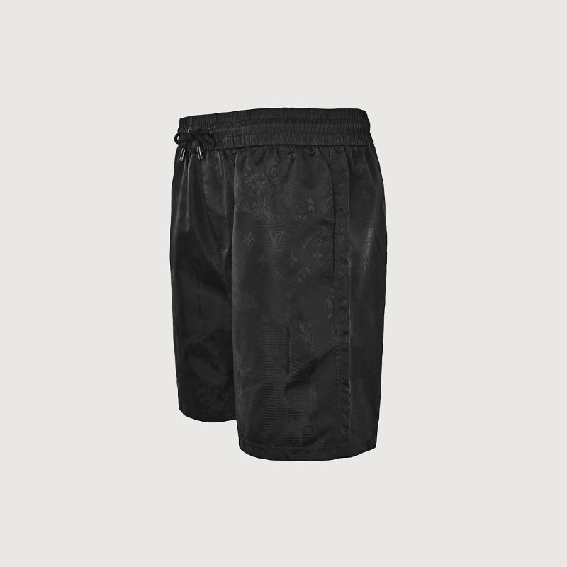 Louis Vuitton Monogram Jacquard Swim Shorts — Black II