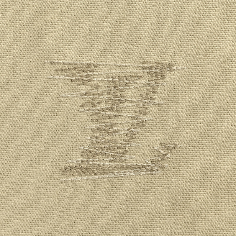 Louis Vuitton Tonal Monogram Embroidered Straight Trousers — Ecru