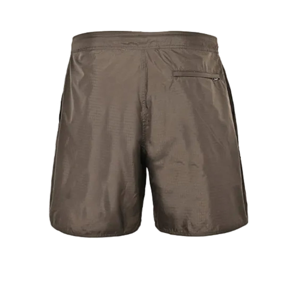 Louis Vuitton Monogram Panel Swim Shorts — Olive