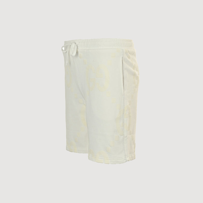 Gucci Solid Fleece Shorts – Cream