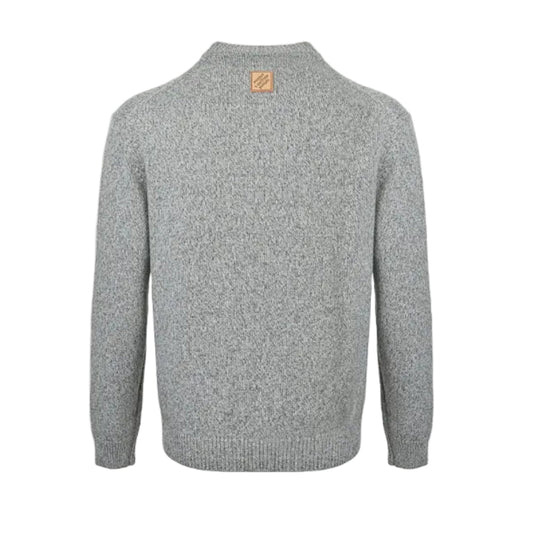Louis Vuitton  Fox Jacquard Chunky Knit Sweater – Grey